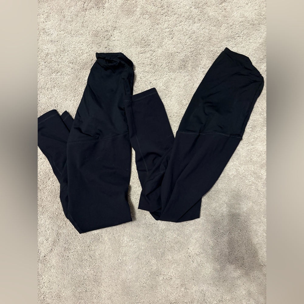Bundle of 2 Isabel Maternity by Ingrid & Isabel Black Maternity Leggings